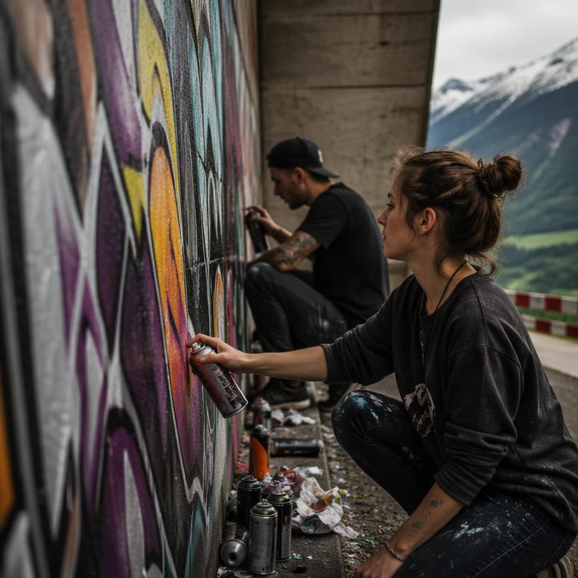 Inspiration des Graffiti: Ein ästhetischer Wettstreit