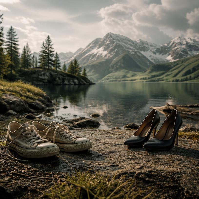 Schritte in die Nostalgie: Sneaker oder High Heels?