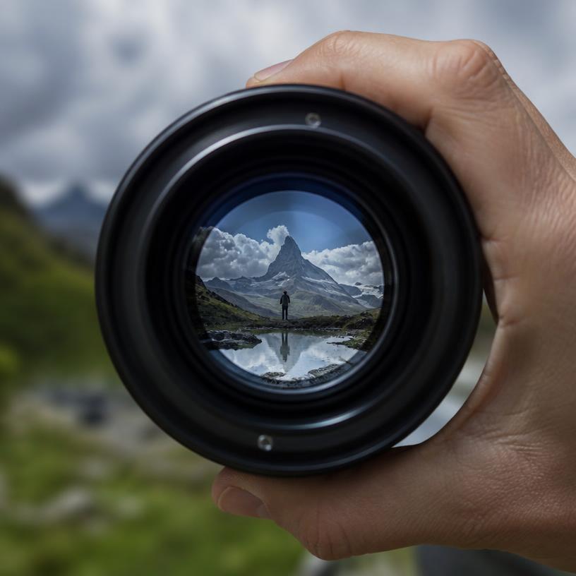 Ein Blick durch die Linse