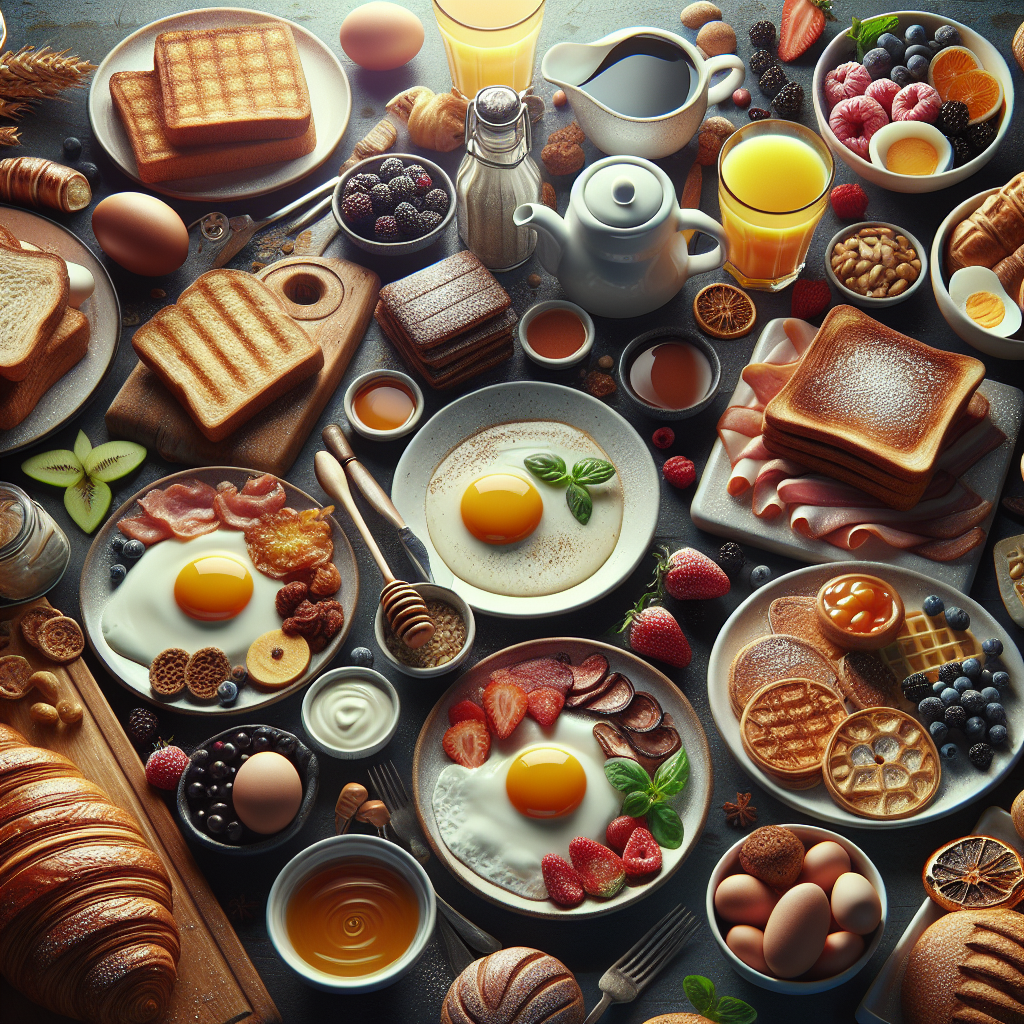 Frühstücksdelikatessen der Welt