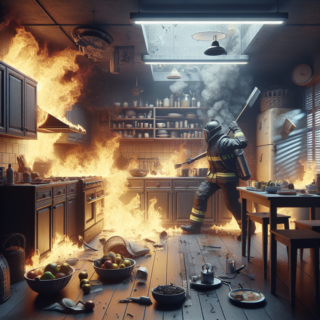 Feuer in der Küche: Können Sie die schärfste Wahrheit erkennen?