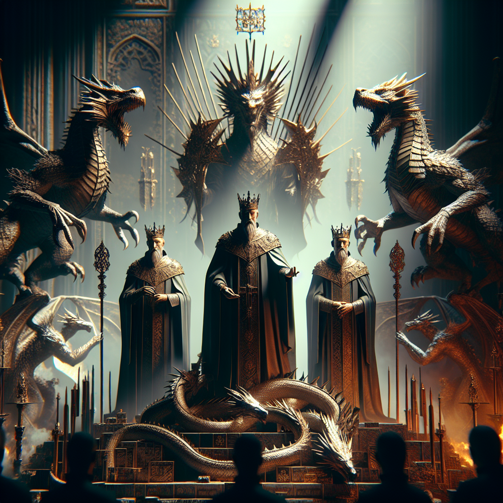 Die intellektuelle Prüfung der Herrschaft und Drachen