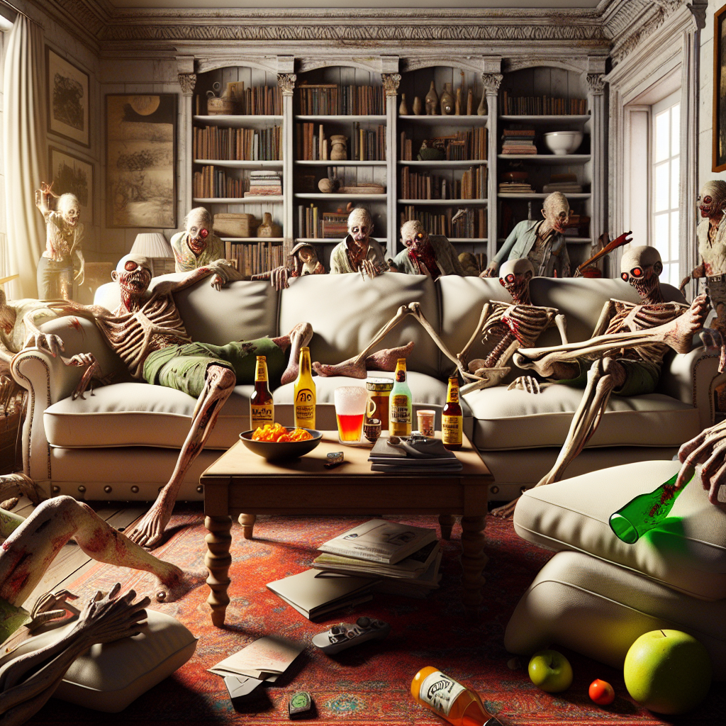 Zombie-Pils und Couch-Gemütlichkeit!
